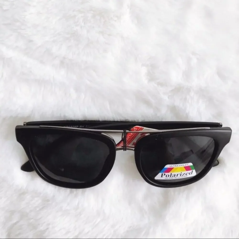 Ashe Matte Black Polarized Sunglasses